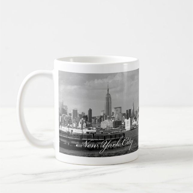 Empire state New York City Kaffemugg (Vänster)