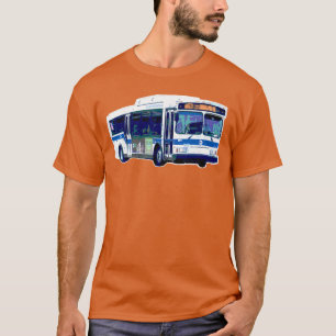 Empire State NY Co Funky Retro NYC MTA Busransit D T Shirt