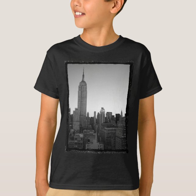 Empire state som bygger foto 2 t-shirt (Framsida)