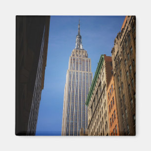 Empire state som bygger mot himmlen, NYC Magnet