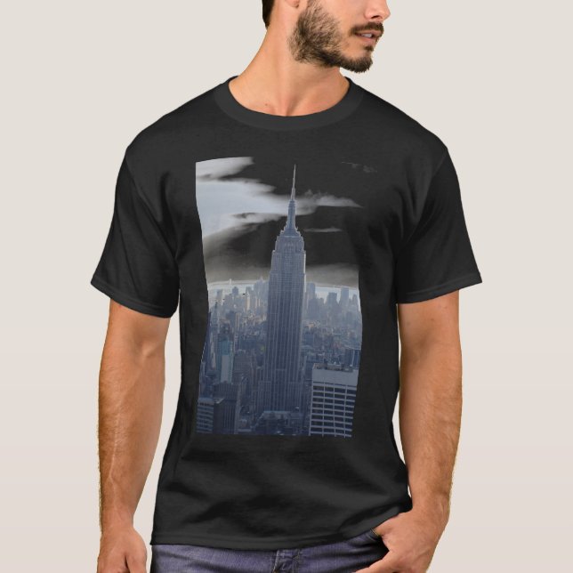 Empire state som bygger, NYC T Shirt (Framsida)