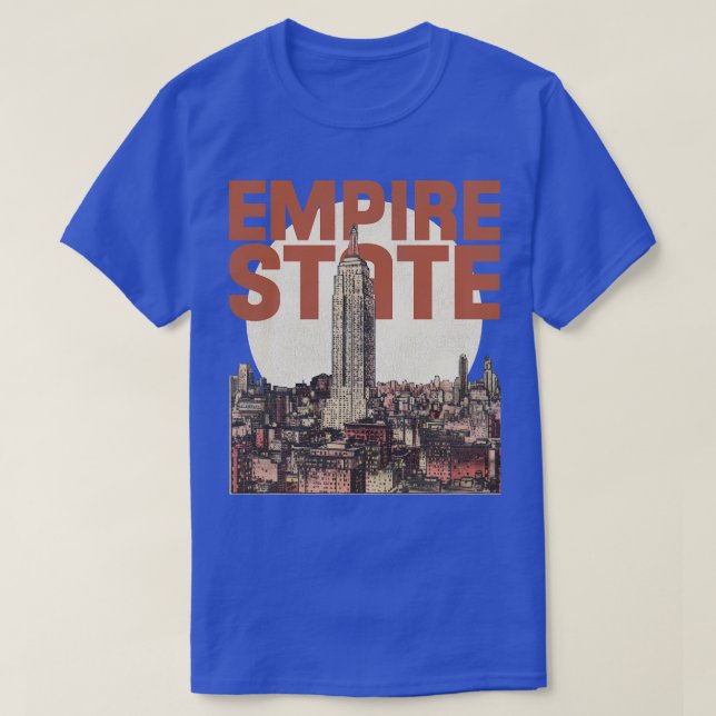 Empire state t shirt (Design framsida)
