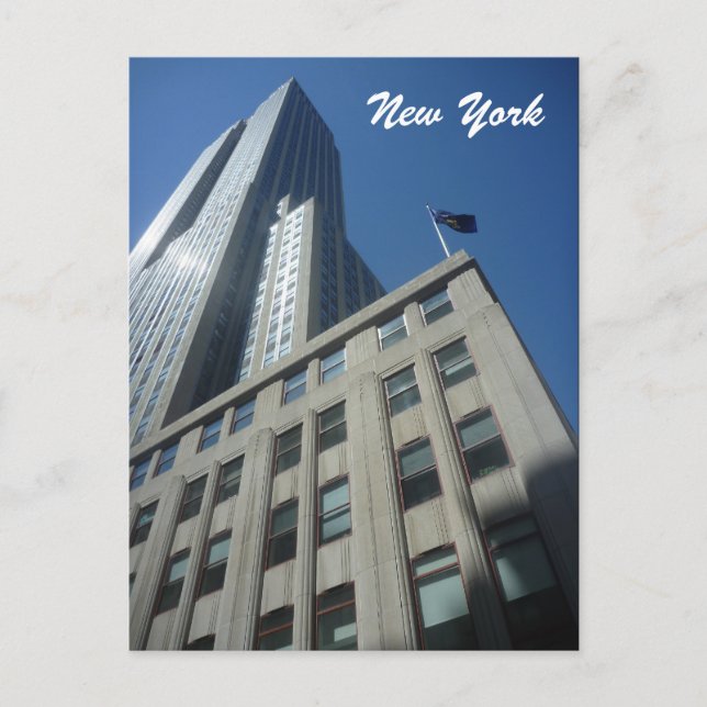 empire state vykort (Framsida)