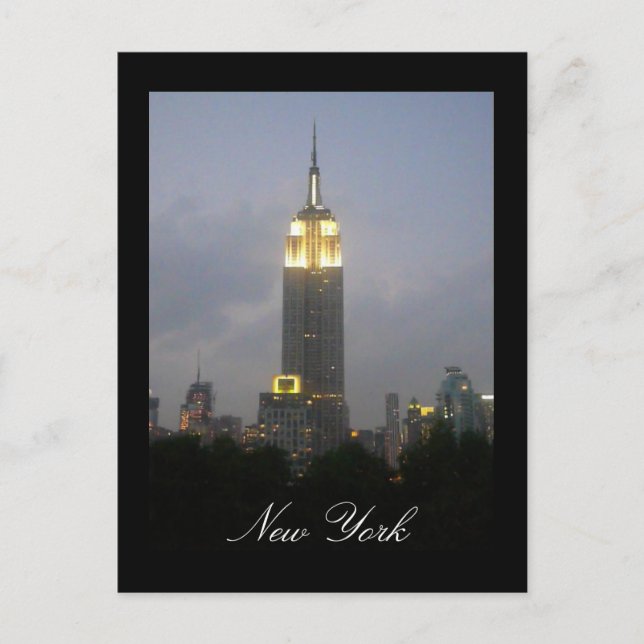 empire state vykort (Framsida)