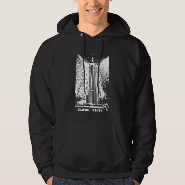 Empire stateHoodiemörk Sweatshirt (Framsida)