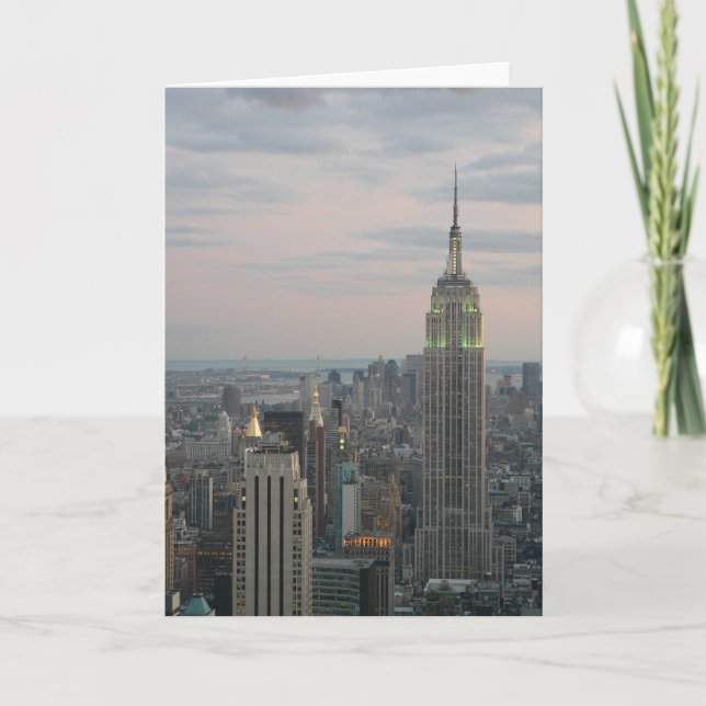 Empire stateskymning kort (Framsida)