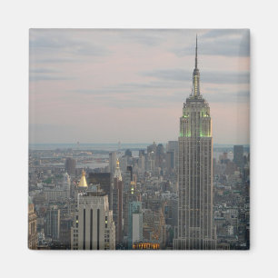Empire stateskymning magnet