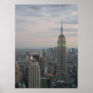 Empire stateskymning poster