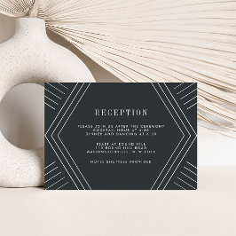 Empire Wedding Card | Träkol Inbjudningar