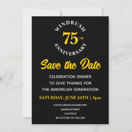 Empire WINDRUSH Generation 75:e-årsdagen Spara Datumet