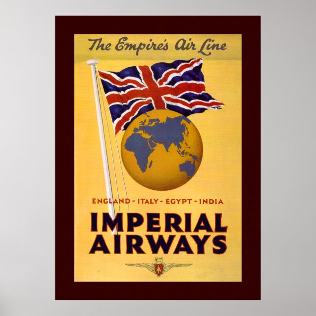 Empires flygplan poster (Framsidan)
