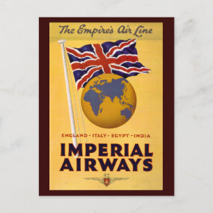 Empires flygplan vykort