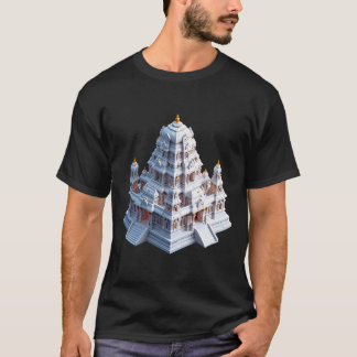emple Majesty – Symmetrical South Indian Shrine in T Shirt