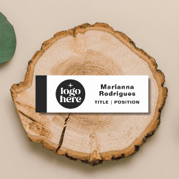 Employee Business Logo Magnetic Safety Pin Namnbricka