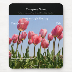 Employee Gift Mousepad Rosa Tulips - HAMbyWG Musmatta