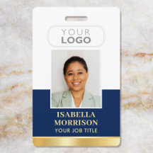 Employee ID Namn Company Logotyp Navy Guld Busines