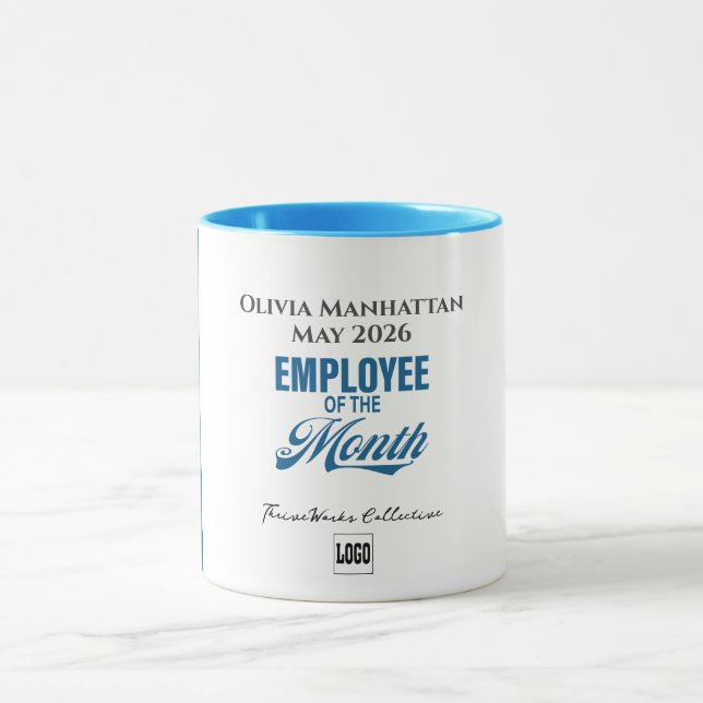 Employee of the Month Custom Business Recognition Mugg (Center)
