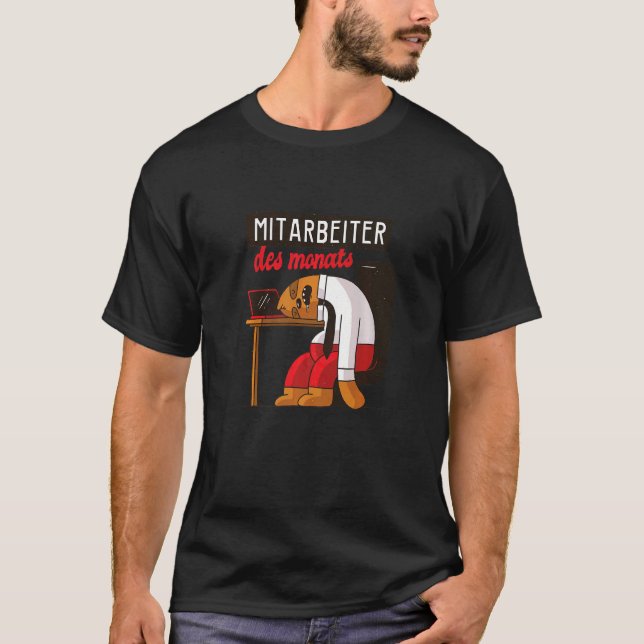 Employee of the Month Sloth T Shirt (Framsida)