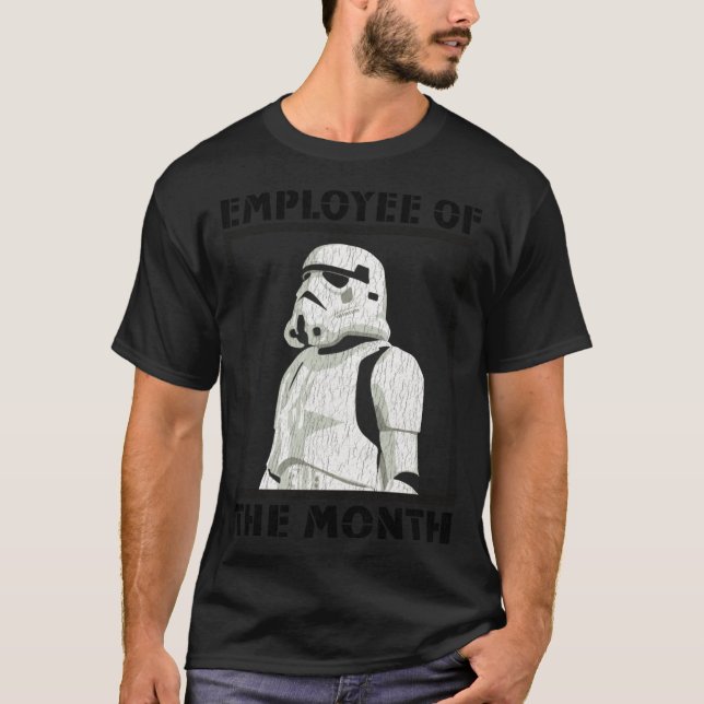 Employee Of The Month Trooper  T Shirt (Framsida)