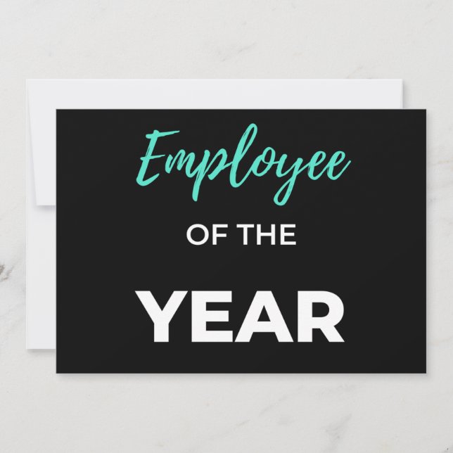 Employee Of The Year Julkort (Framsida)