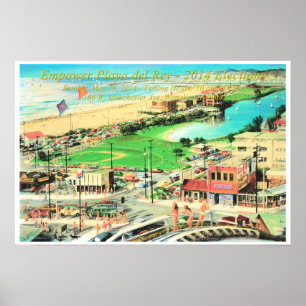 Empower Playa del Rey - Gräns, 2014, 15 cm Poster