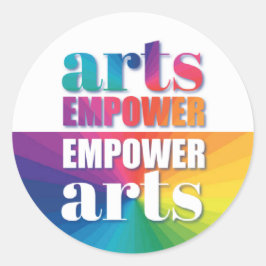 EMPOWER The Arts Stickers Runt Klistermärke