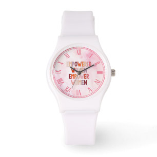 Empowerade Kvinnor Styrker Kvinnor Armbandsur