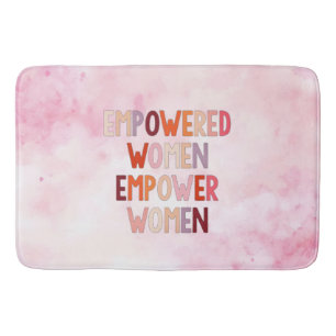 Empowerade Kvinnor Styrker Kvinnor Badrumsmatta
