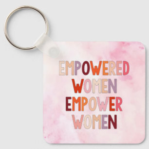 Empowerade Kvinnor Styrker Kvinnor Nyckelring