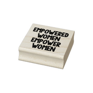 Empowerade Kvinnor Styrker Kvinnor Stämpel