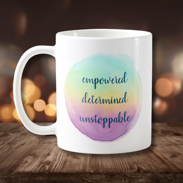 Empowered Bestämd Ostoppbar Kaffemugg (Skapare uppladdad)