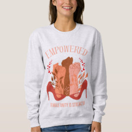 EMPOWERED Fists Stiletto Internationell Women's Da T Shirt