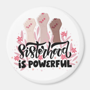 Empowered Kvinnlig Systraskap Magnet