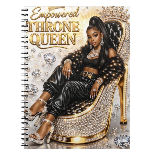 Empowered Queen Anteckningsbok (Framsidan)