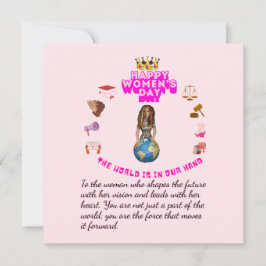 Empowered to lead happy women's day inbjudningar