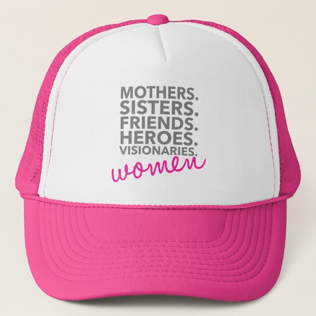 Empowered Women Trucker Hatt Keps (Framsida)