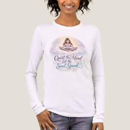 Empowered Yoga Warrior Citat Djärv Färgrik T-Shirt