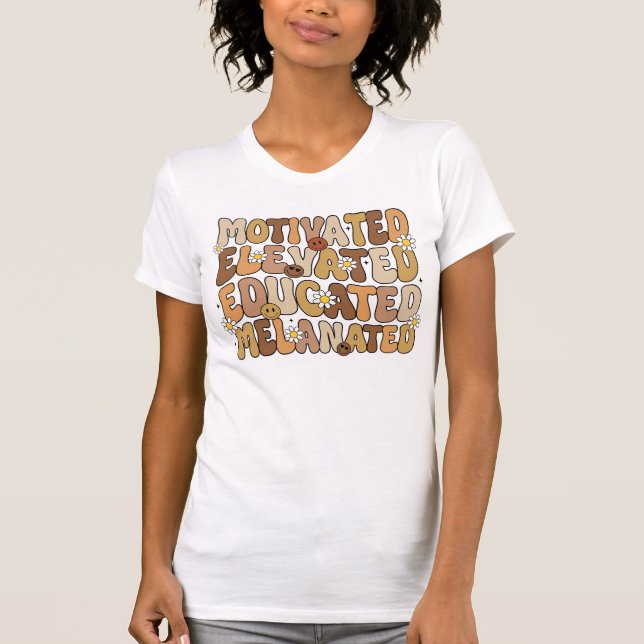 Empowering Affirmation Typography  T Shirt (Framsida)