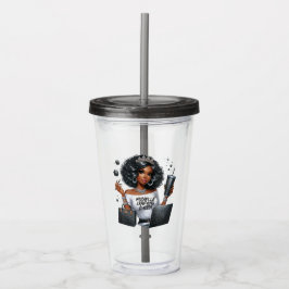Empowering Afrikansk Amerikansk Konsthantverksdrot Take Away Mugg