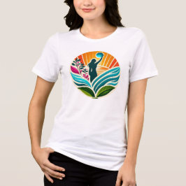 Empowering Humanity V-ringad T Shirt