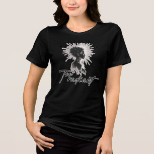 Empowering Kvinna Grafisk T-Shirt