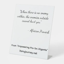 Empowering Pro-Se Pedastal