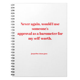 Empowering quotes anteckningsbok