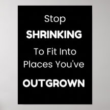 Empowering Self Growth Citat Minimalistisk