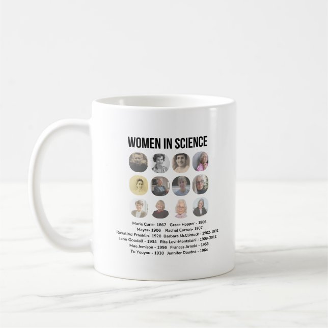 Empowering Women in Science: Wear Their Legacy! Kaffemugg (Vänster)