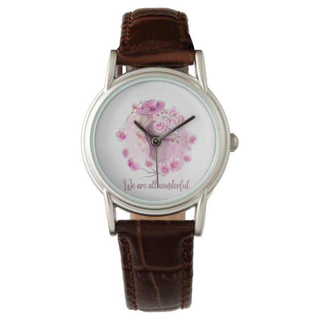 Empowering Women Watch | Vacker Citat  Armbandsur (Framsida)