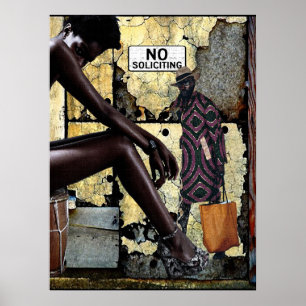 "Empowerment and Resilience: No Soliciting" Poster