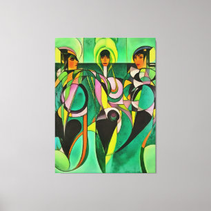 Empowerment Equals Equity Abstrakt Art Canvastryck