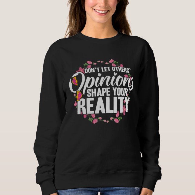 Empowerment Flower Butterfly You Reality T Shirt (Framsida)