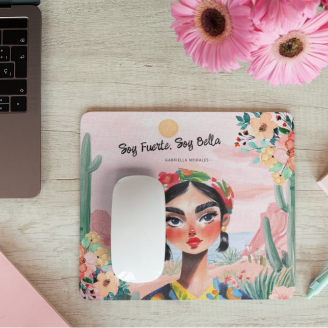 Empowerment i blom: Personlig monogram Musmatta (Skapare uppladdad)
